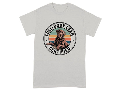 Full-Body Lean Certified Dog Graphic T-shirt product
