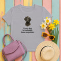 Flat-Coated Retriever Some Negotiate Tee in Athletic Heather