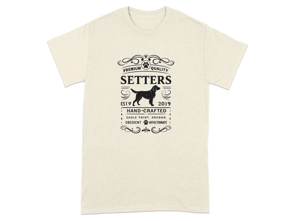 Premium Quality Setters Hand-Crafted T-Shirt Natural T-shirt