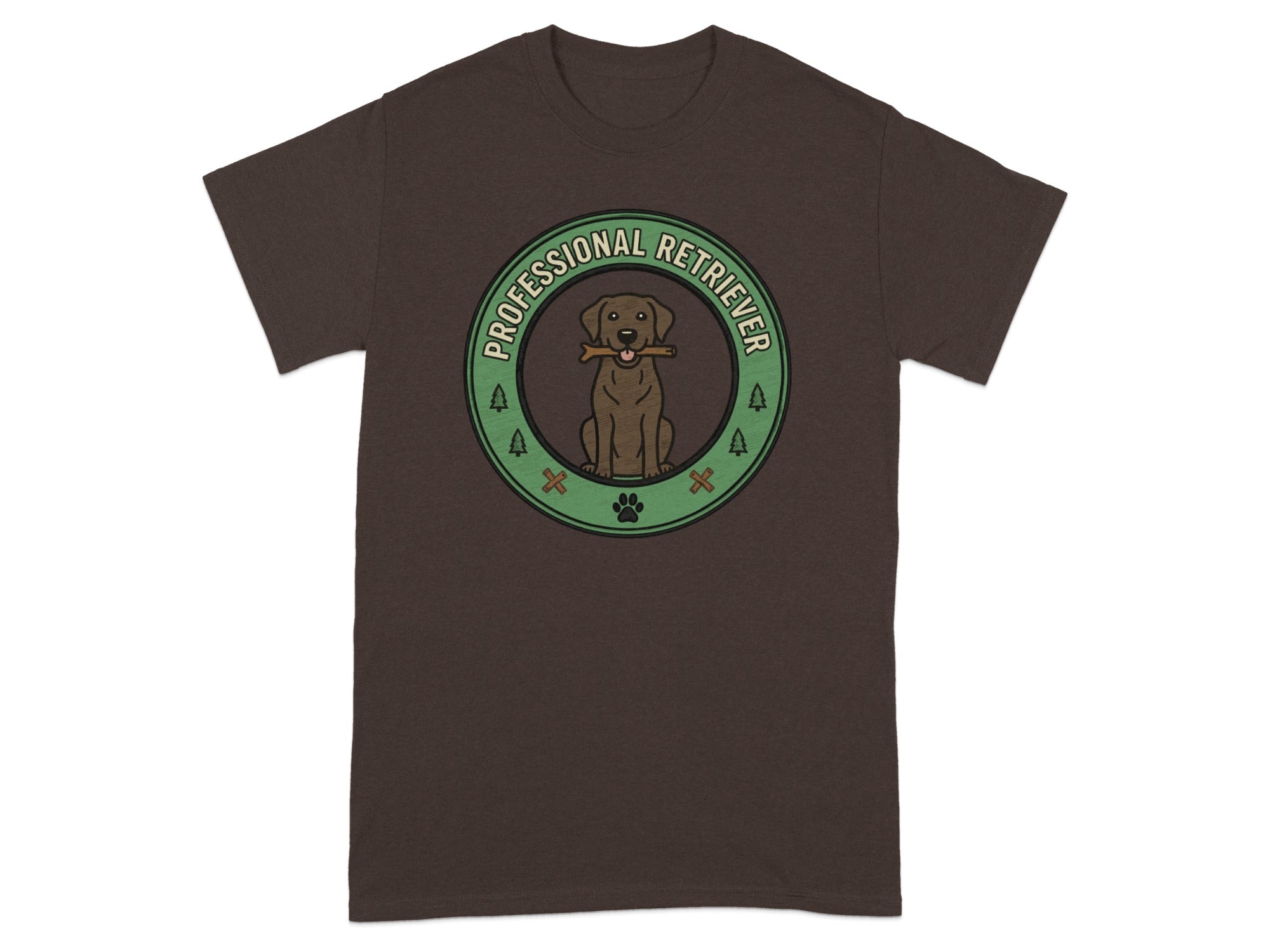 Professional Retriever T-Shirt with Dog Image