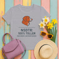 Nova Scotia Duck Tolling Retriever NSDTR Spec Label T-shirt in Athletic Heather
