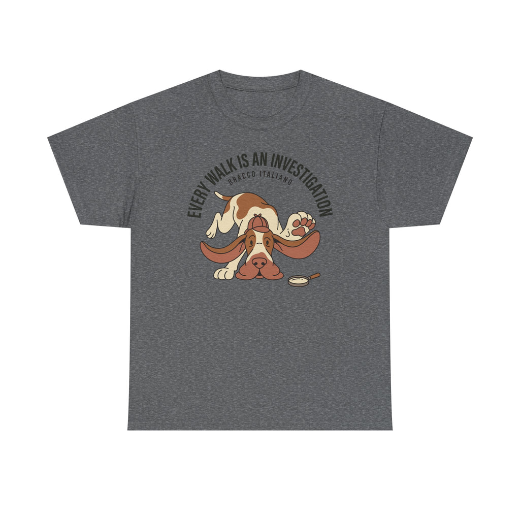 Bracco Italiano Detective Walk T-Shirt