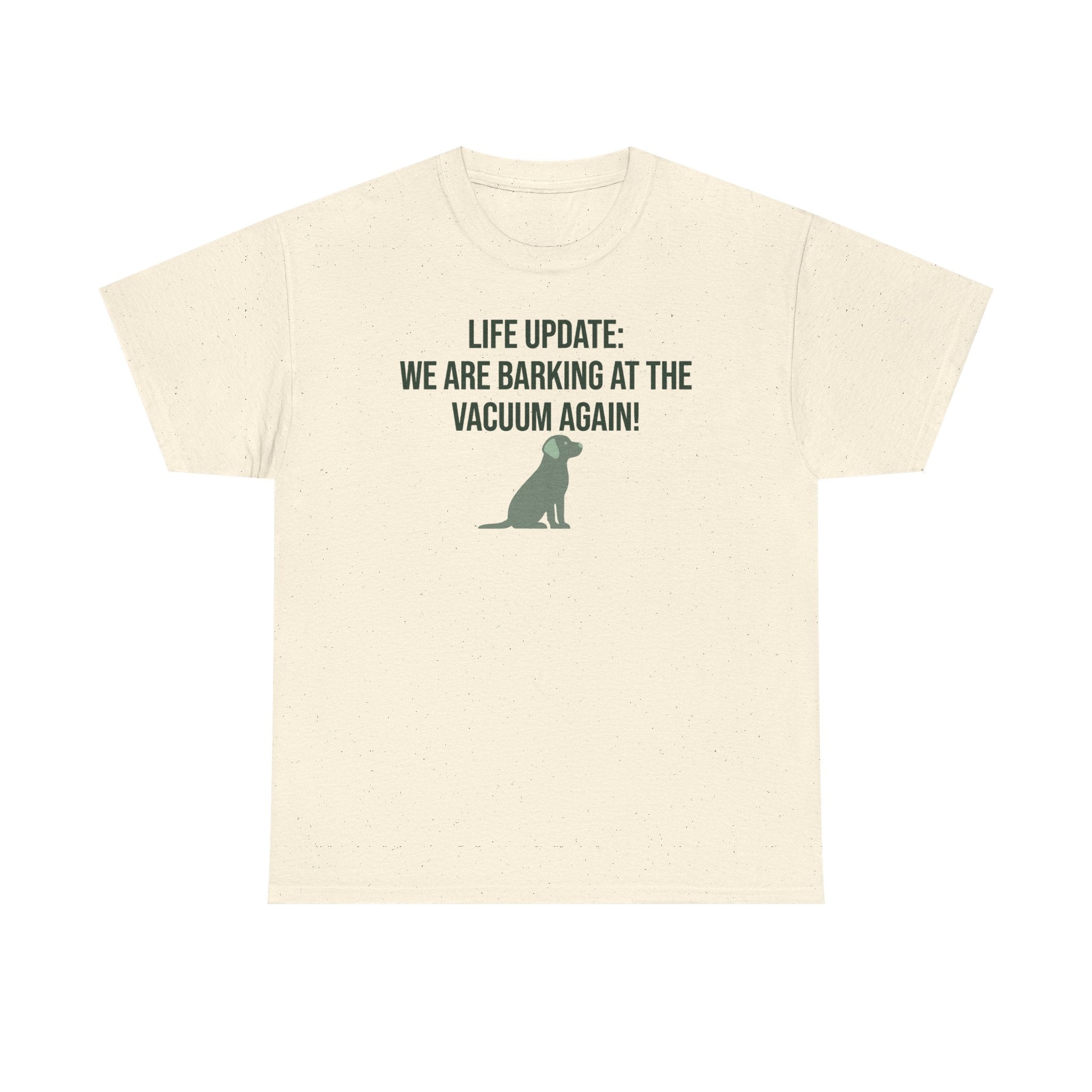 Life Update: Vacuum Barking Lab Humor t-shirt, view 2