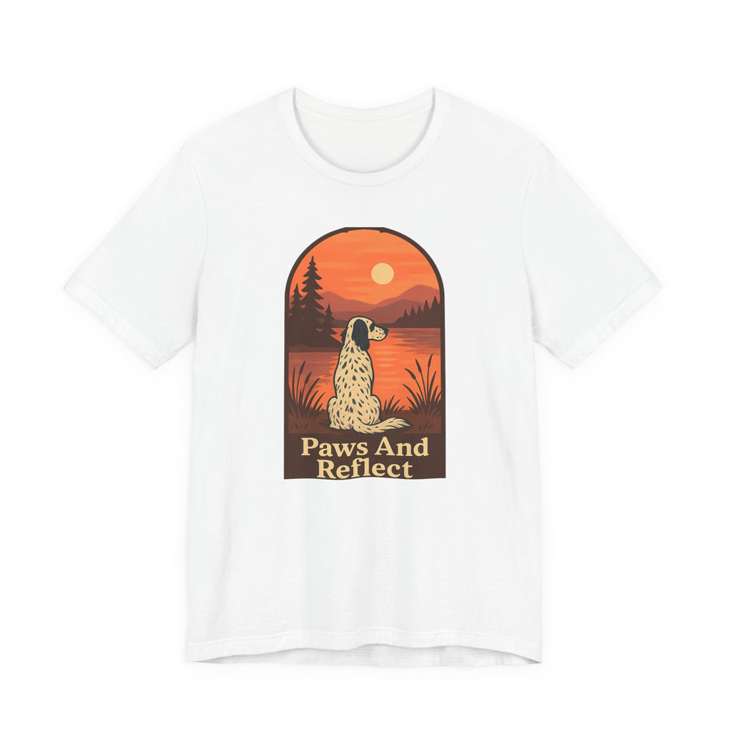 English Setter Paws and Reflect Tee