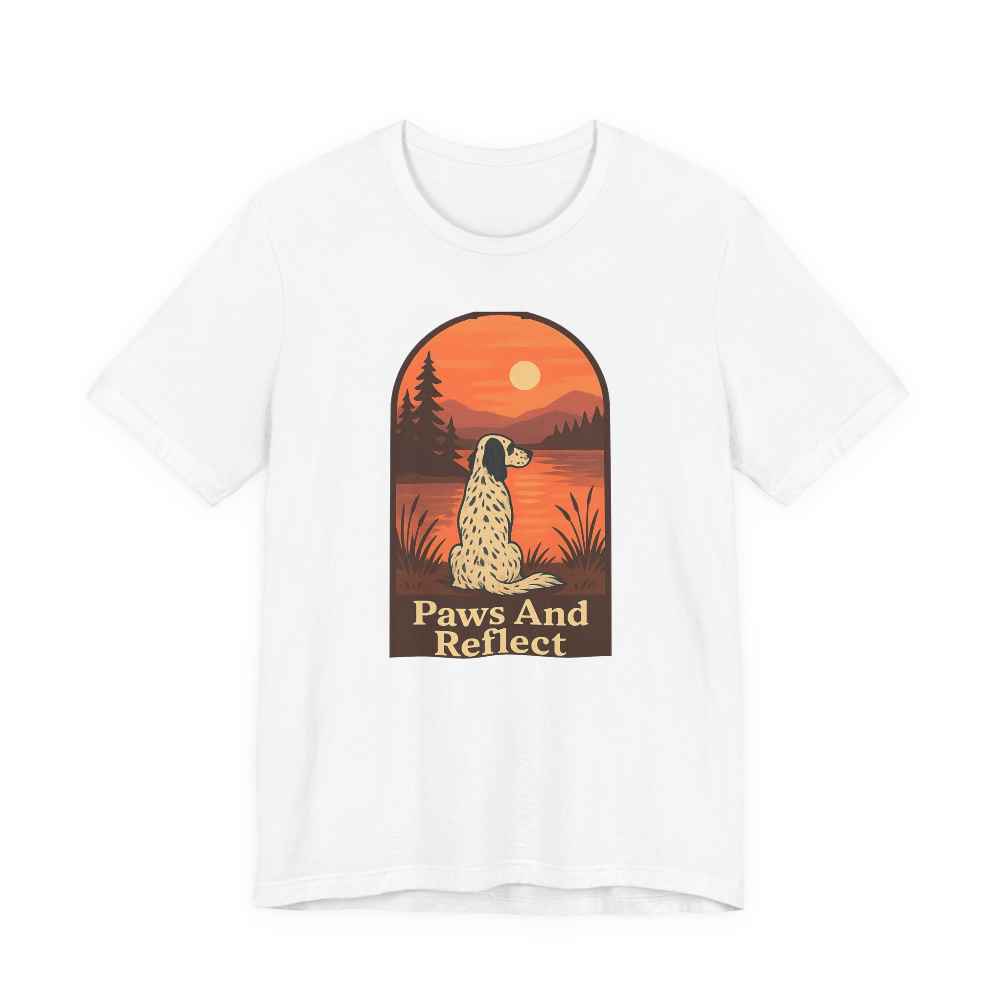 English Setter Paws and Reflect Tee