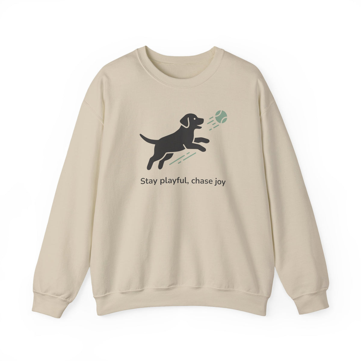 Stay Playful Lab Sweatshirt in Sand