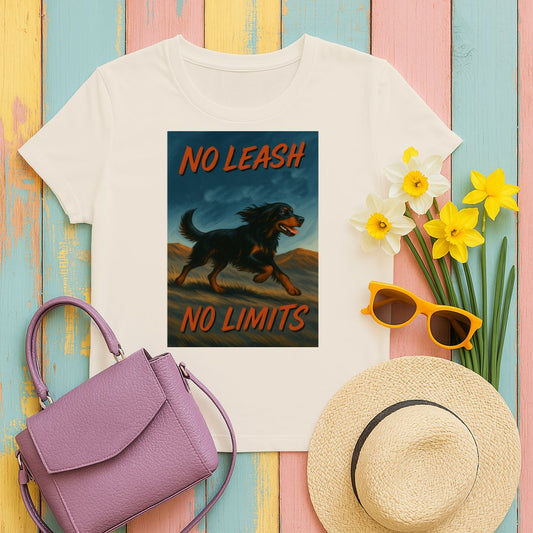 No Leash No Limits Graphic Short Sleeve T-shirt product