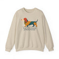 Perfectly Feral Dachshund Sweatshirt in Sand