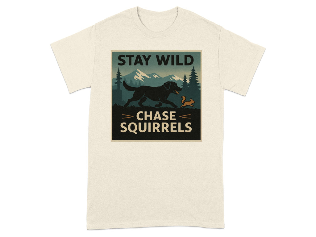 Stay Wild Black Lab t-shirt, view 2