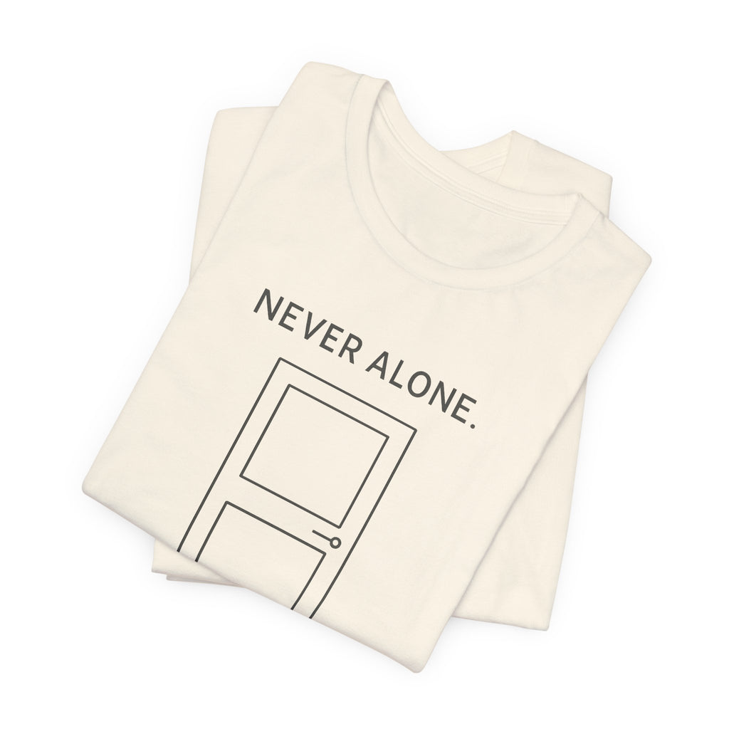 Black Lab Never Alone Tee