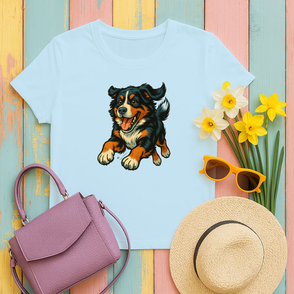 Playful Dog Graphic T-Shirt for Pet Lovers product type