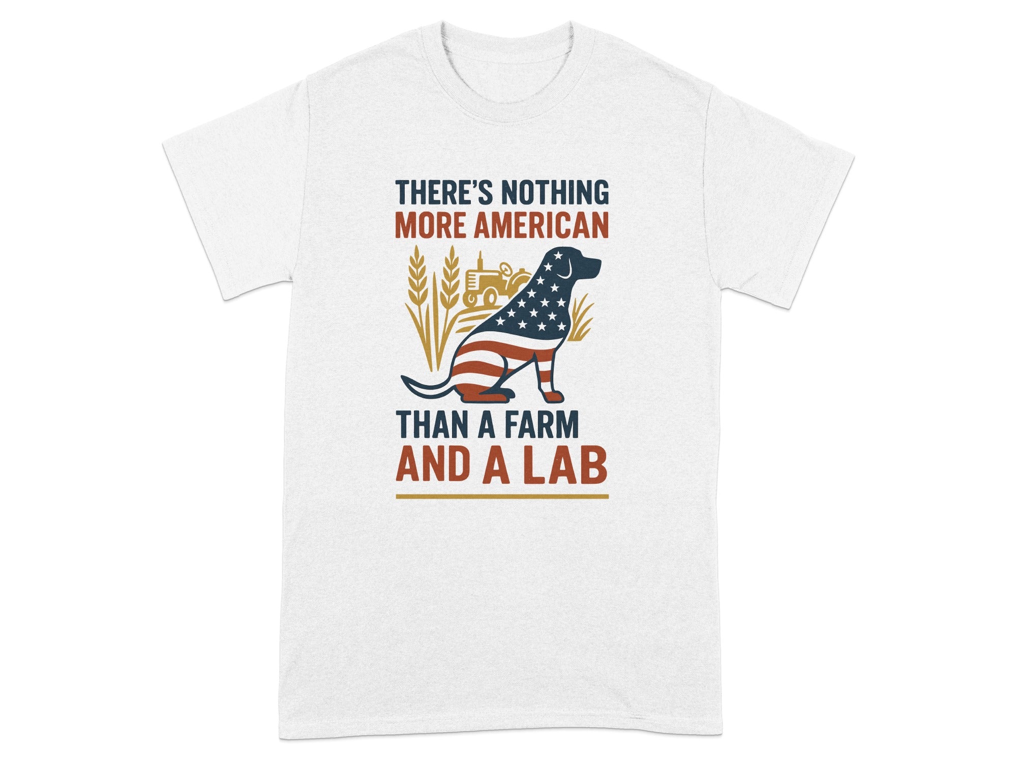 There's Nothing More American Farm And Lab T-Shirt product