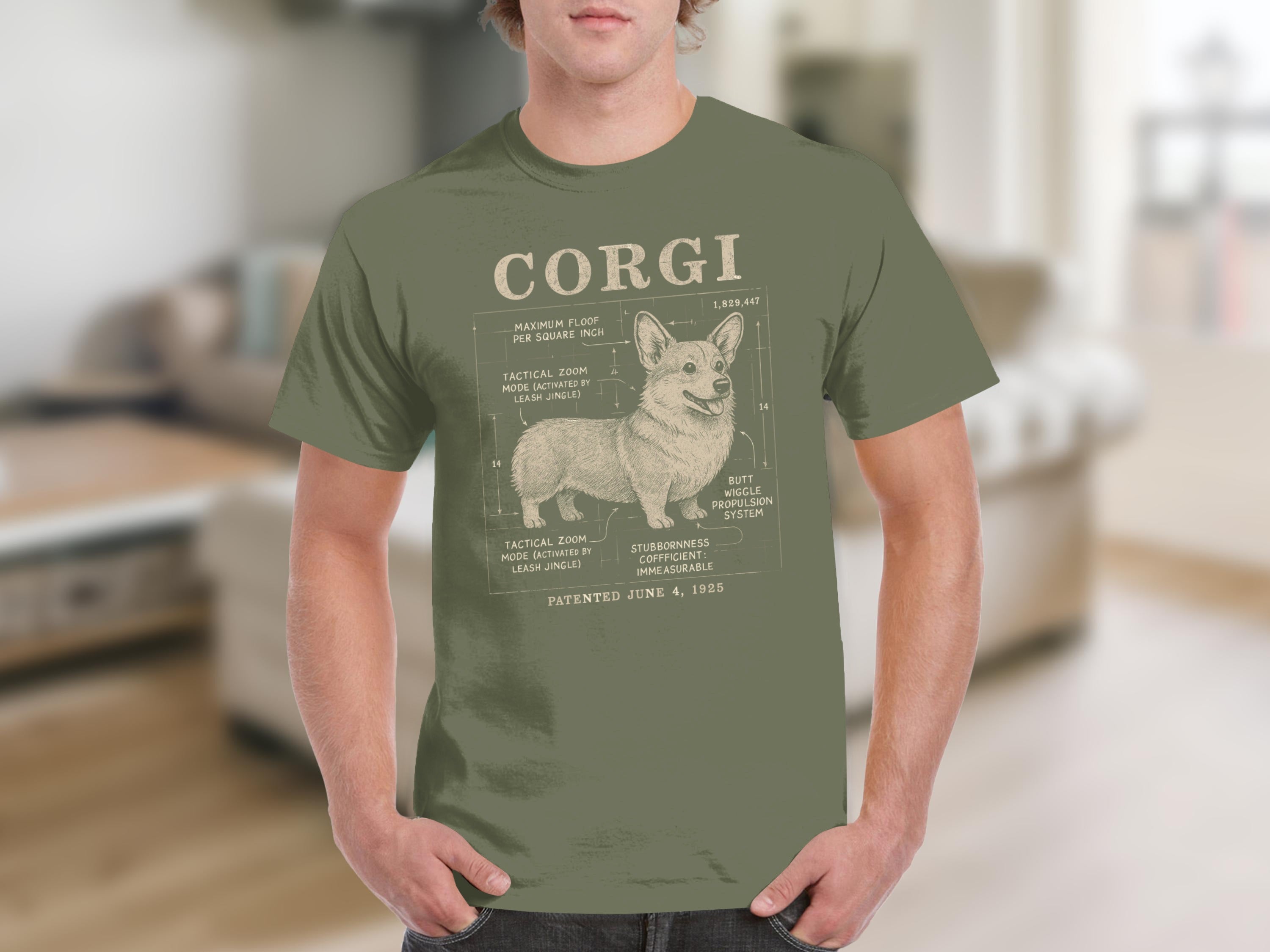 Detailed Guide to Corgi Anatomy T Shirt
