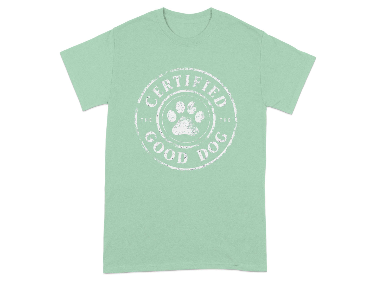 Certified The Good Dog Paw Print T-shirt product