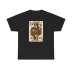 King Of Hearts French Bulldog Playing Card Funny Unique Design T-Shirt