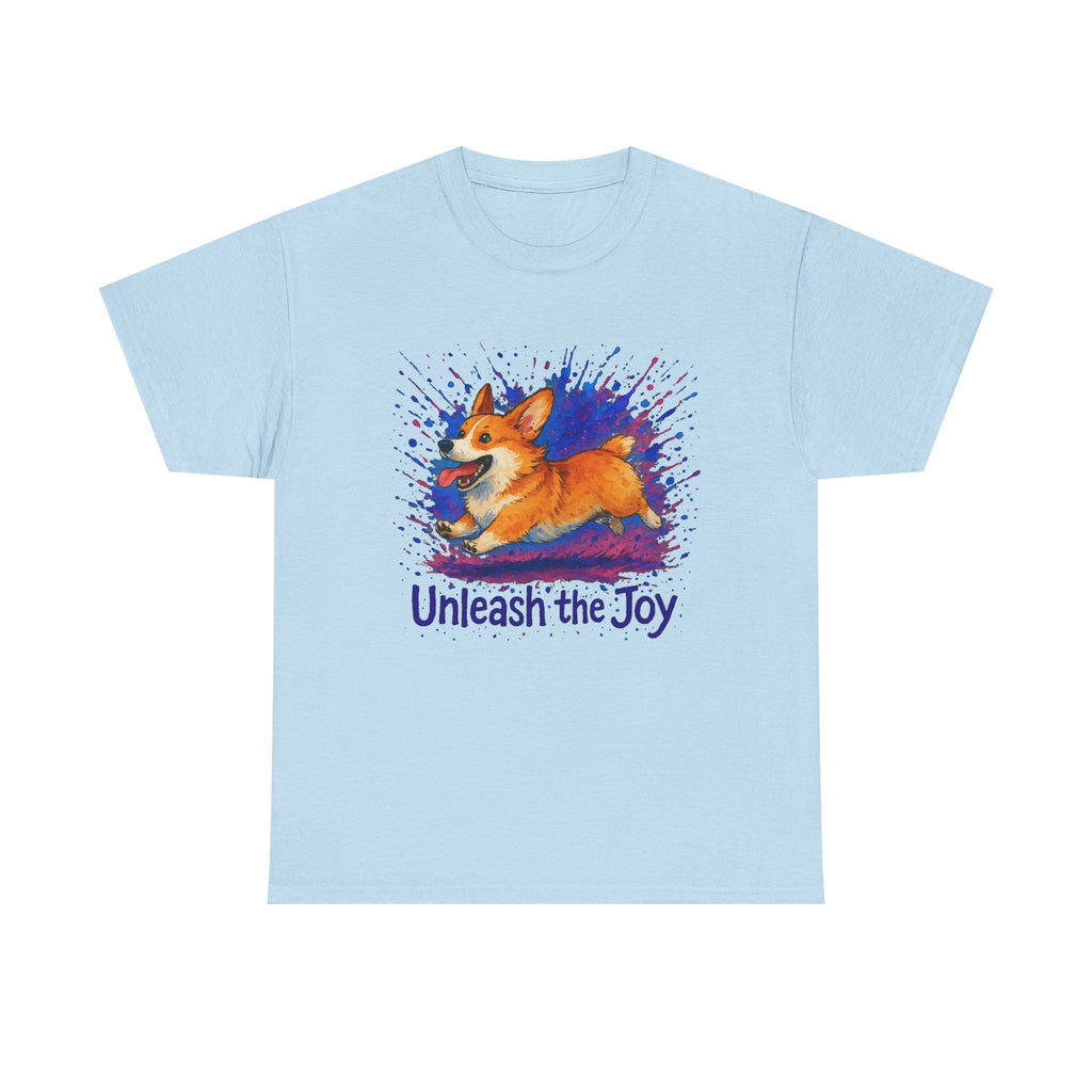 Unleash the Joy Playful Corgi Illustration T-Shirts
