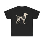 Elegant Vizsla Silhouette T-Shirt