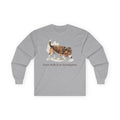 Every Walk Detective Beagle Long Sleeve Tee in Sport Grey