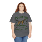 German Shorthaired Pointer 'Pointing since day one' t-shirt