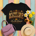 Cozy Dachshund  T-Shirt in Black