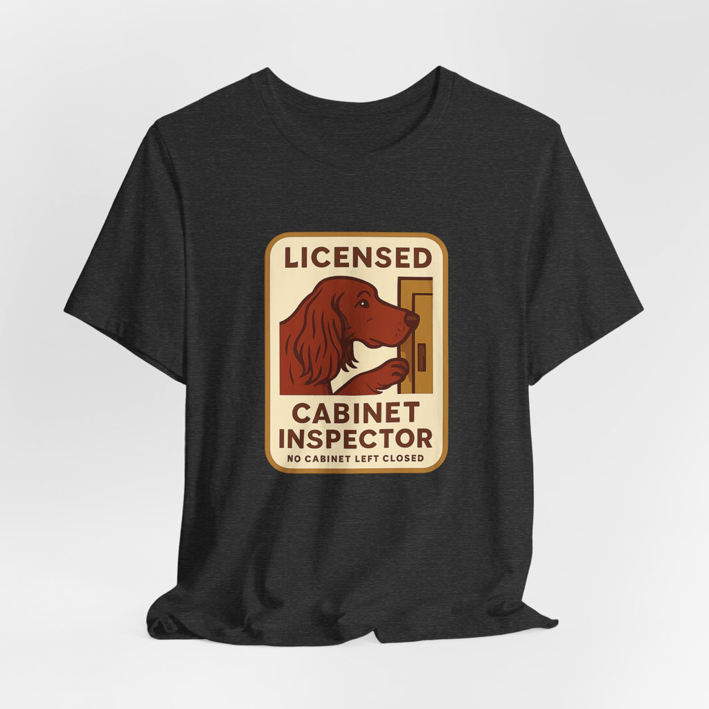 Irish Setter Licensed Cabinet Inspector Tee