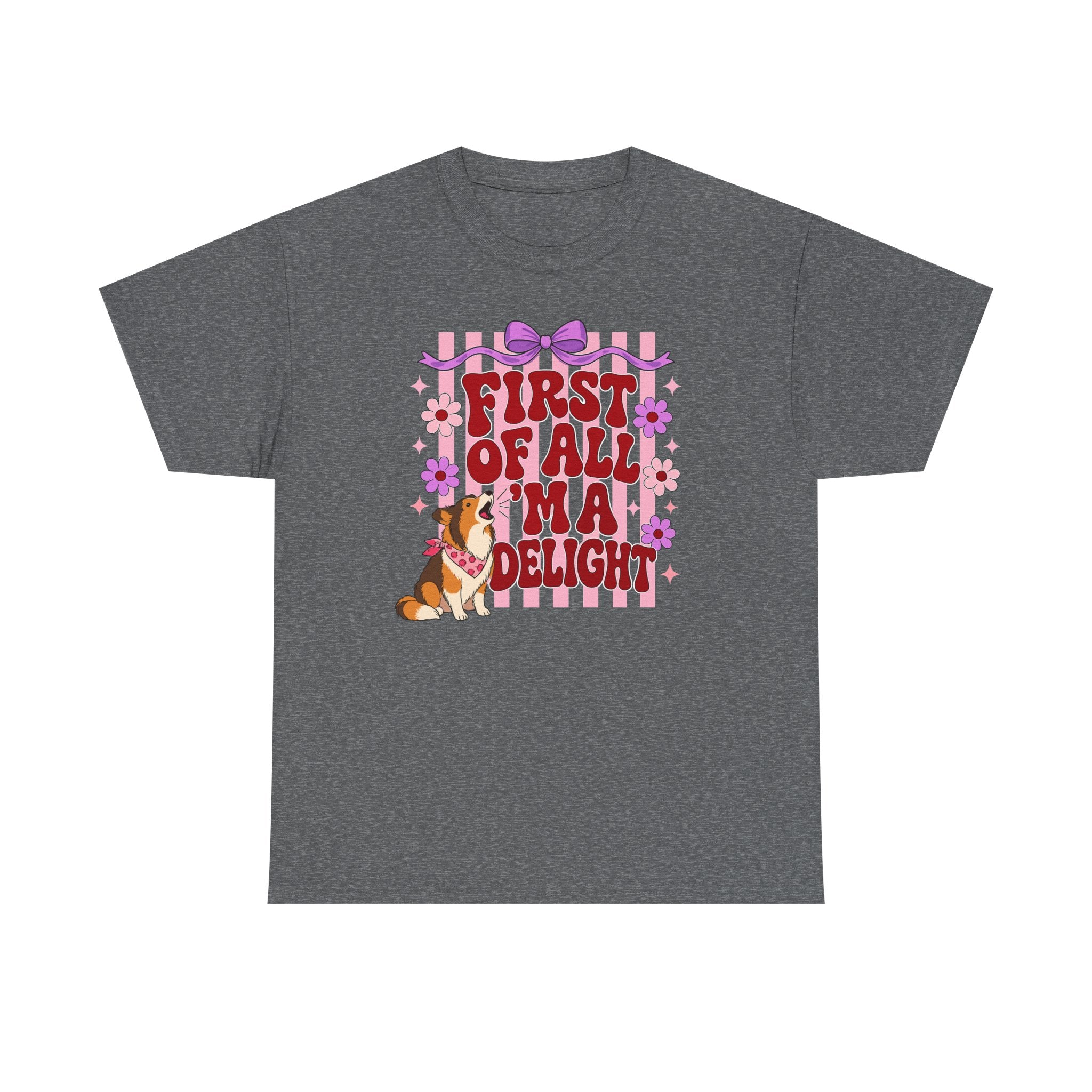 Whimsical ‘I’m A Delight’ Corgi T-Shirt
