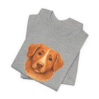 Nova Scotia Duck Tolling Retriever One More Throw Face Tee