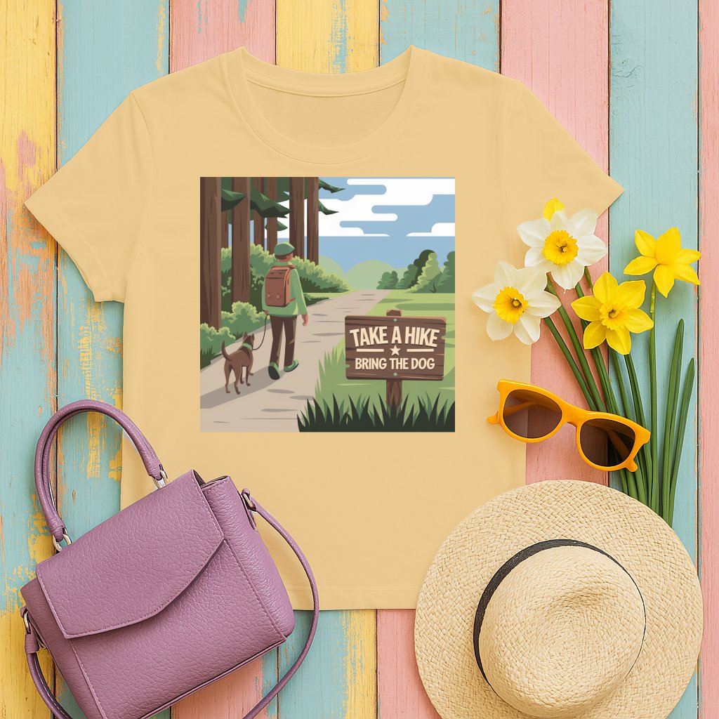 Take a Hike Bring the Dog Hiking T-Shirt product