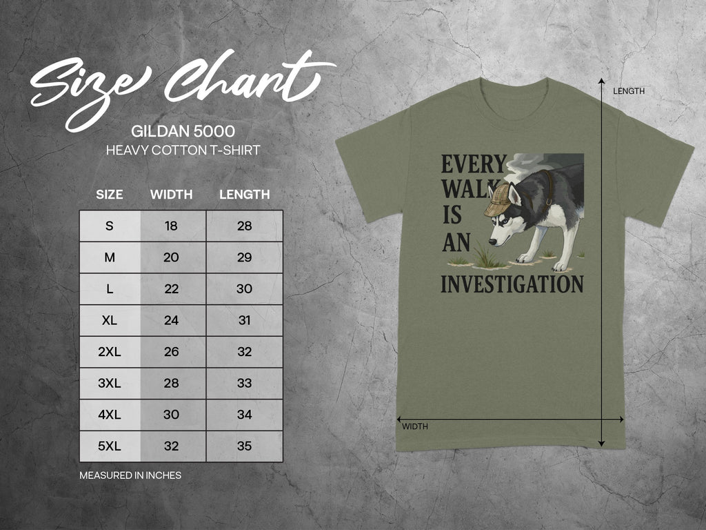 Every Walk Is An Investigation T-shirt