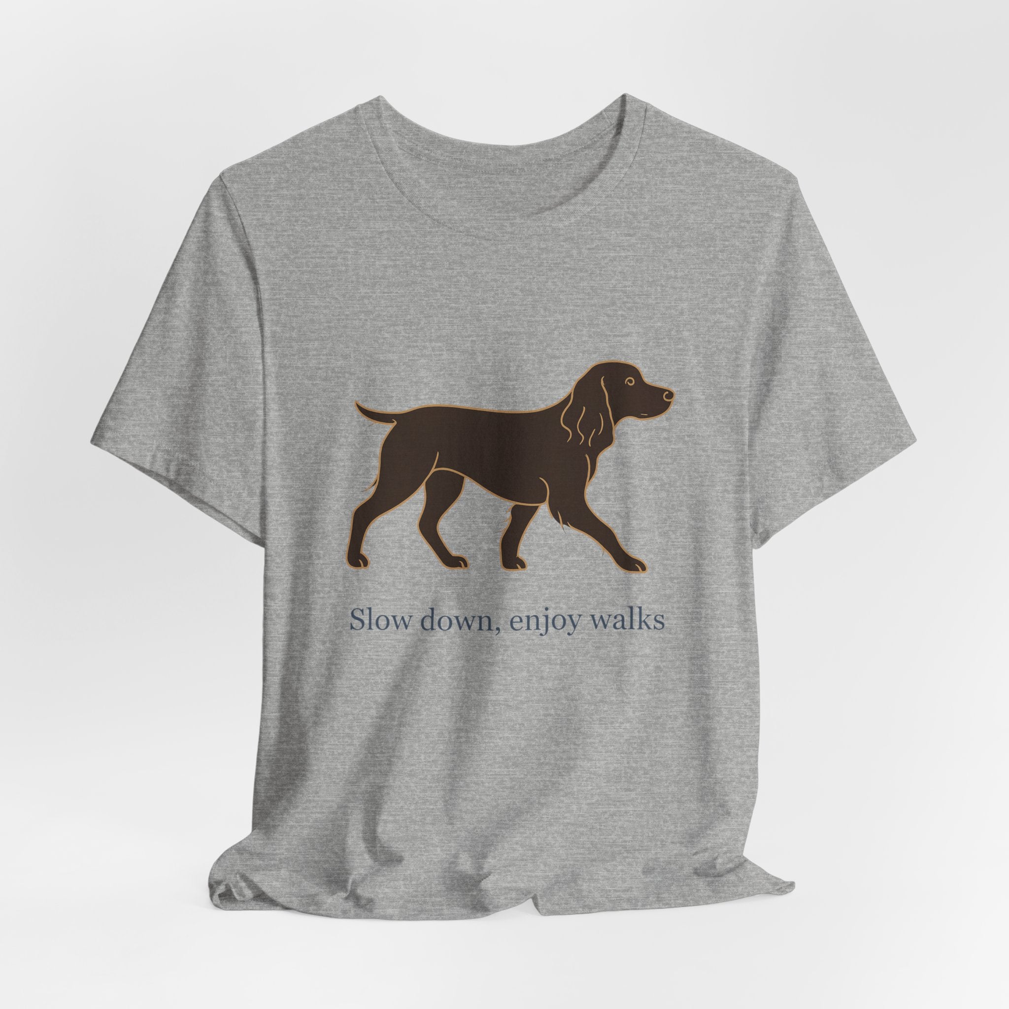 Boykin Spaniel Slow Down Enjoy Walks Tee