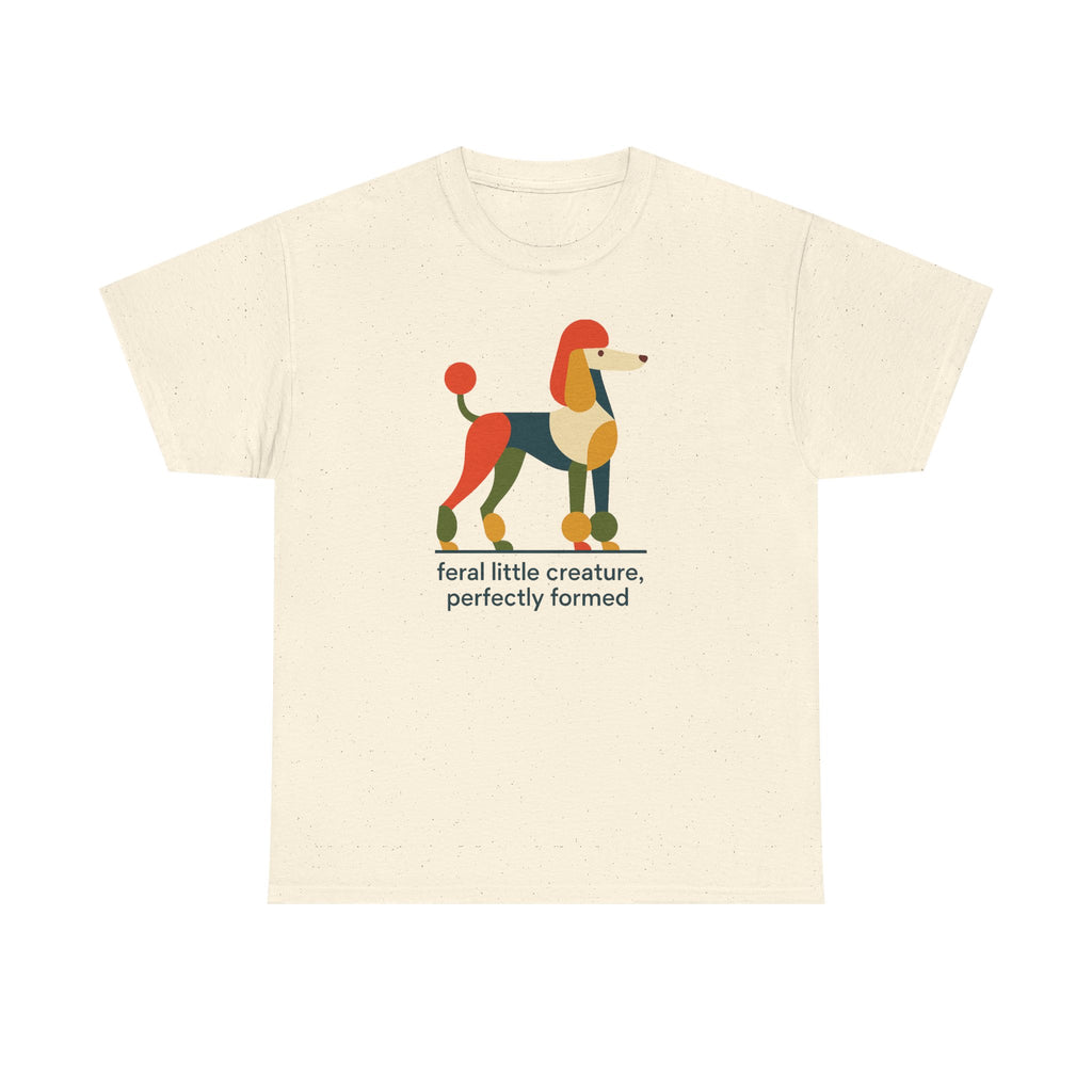 Feral Little Creature Poodle Art T-Shirt