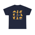 Cozy Golden Retriever Quilting Adventures T-Shirt