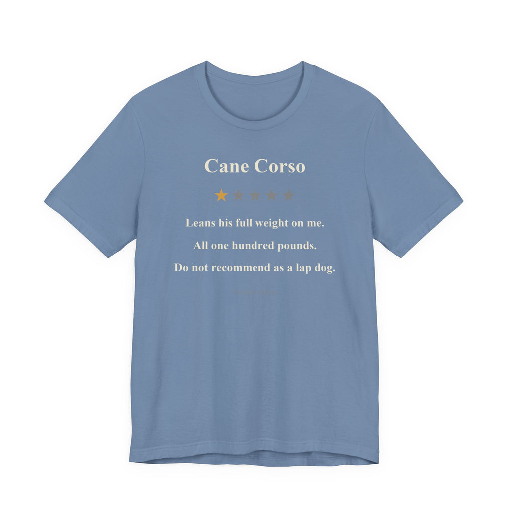 Cane Corso One-Star Review t-shirt, view 3