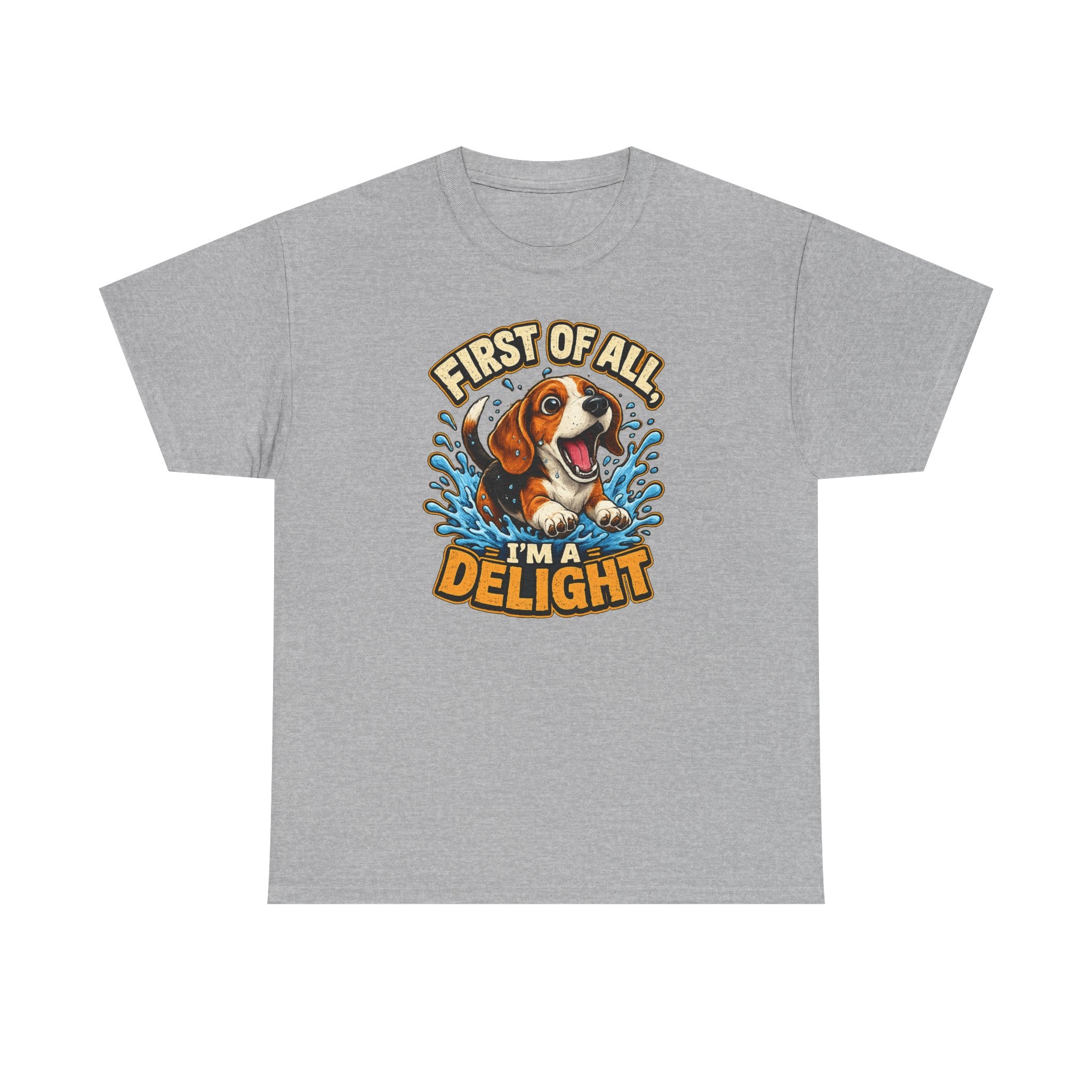 Delightful Beagle Splash T-Shirt
