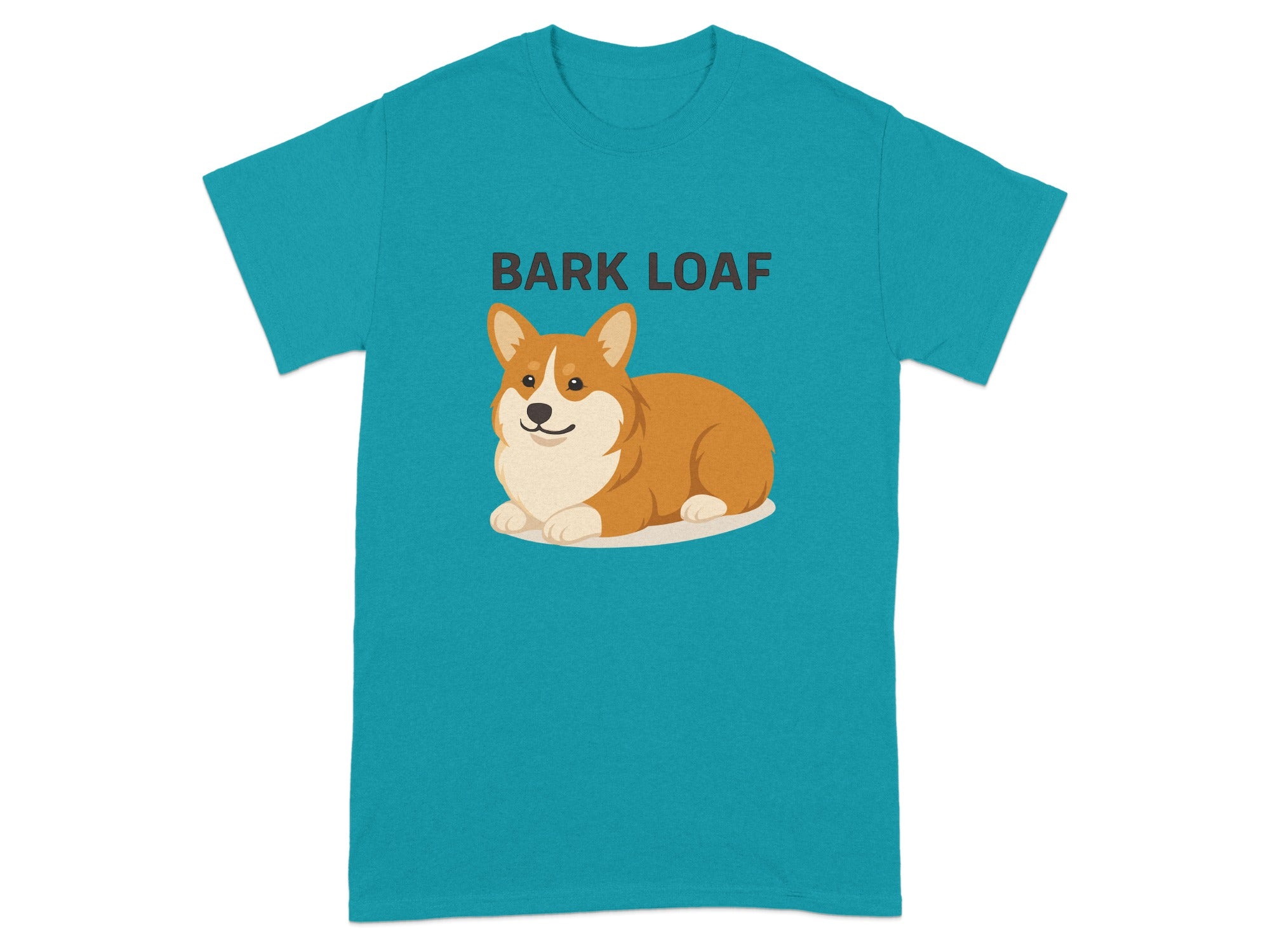 Funny Bark Loaf Corgi Graphic T-Shirt for Dog Lovers