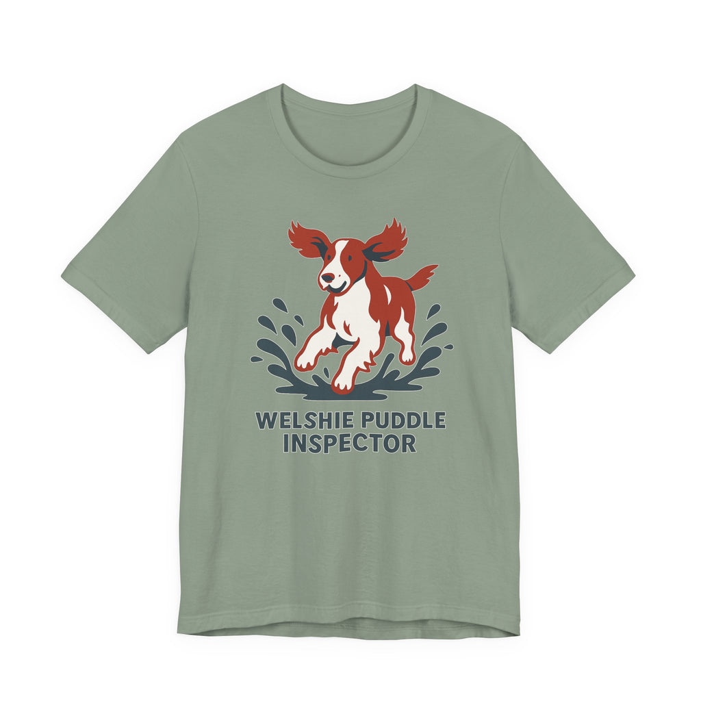 Welsh Springer Spaniel Puddle Inspector Tee