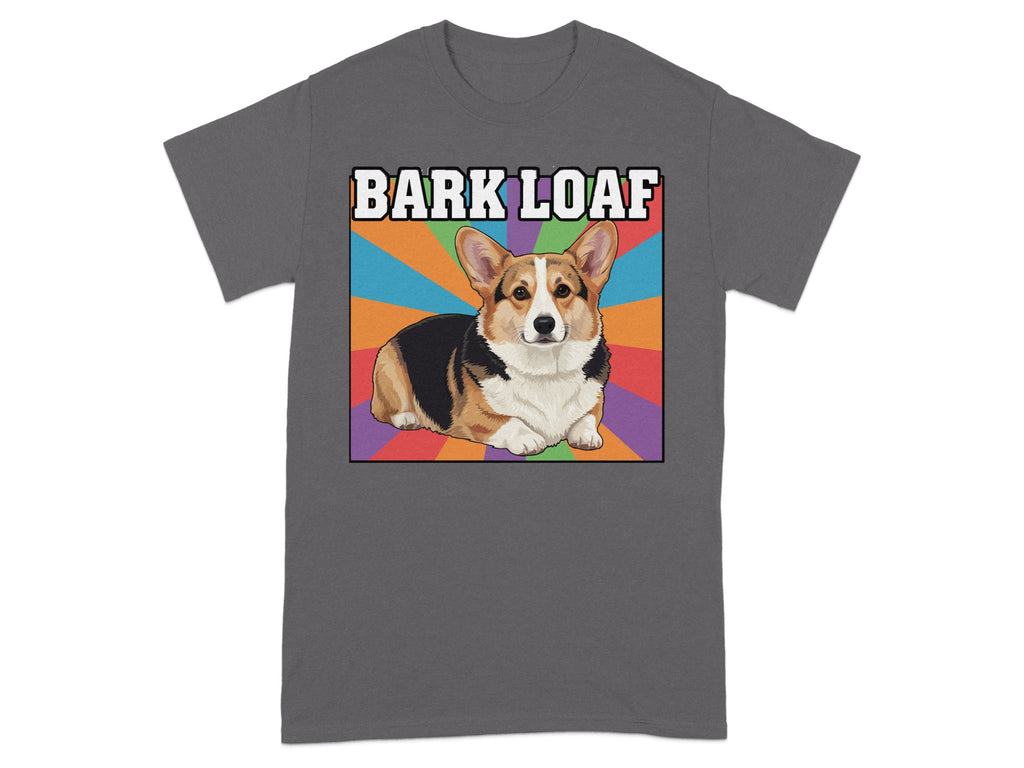 Cute Corgi Bark Loaf Graphic Design T-shirt