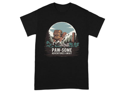 Paw-Some Adventures Await T-Shirt product type