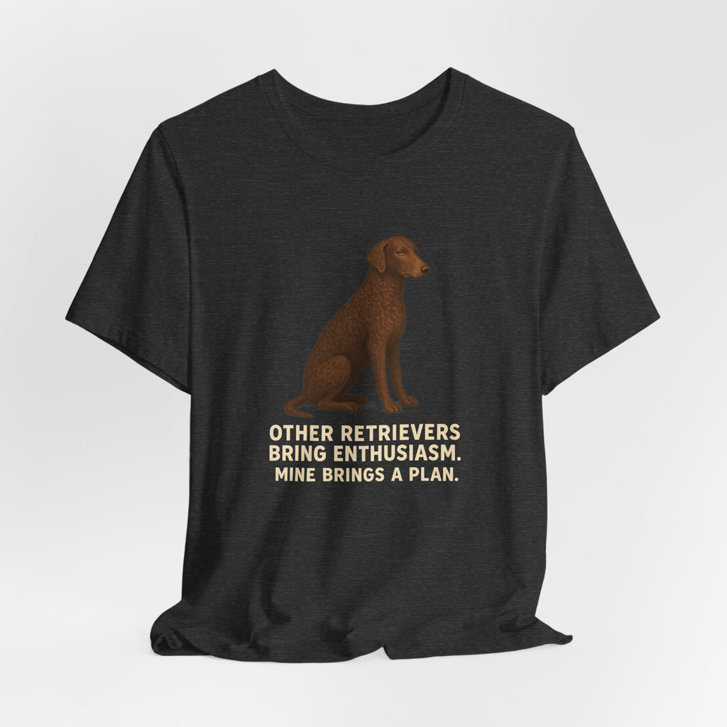Curly-Coated Retriever Mine Brings A Plan Tee
