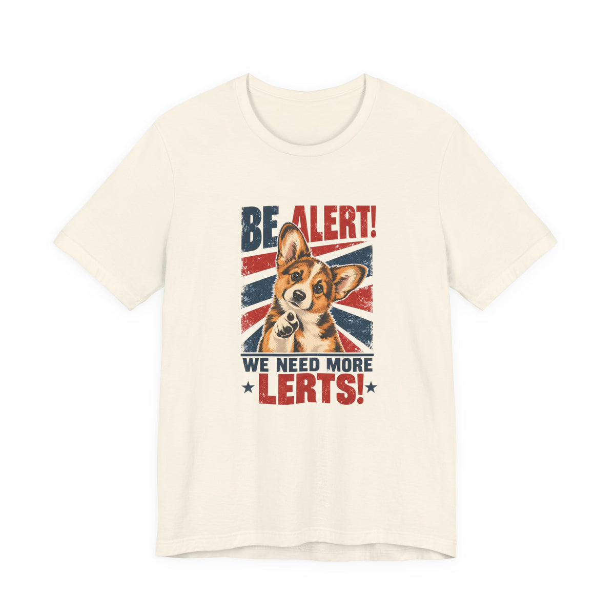 Corgi Be Alert We Need More Lerts t-shirt, view 3