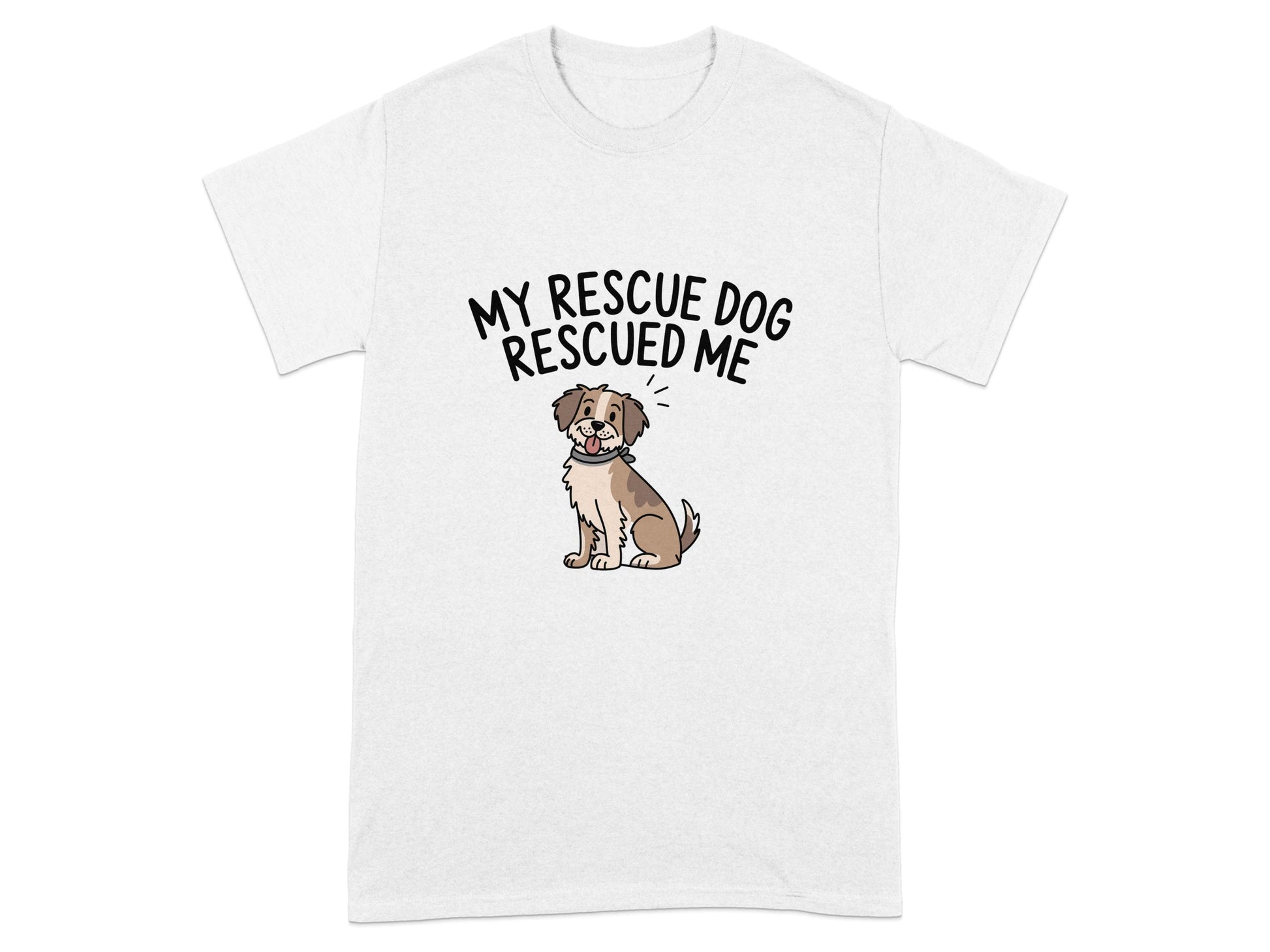 My Rescue Dog Rescued Me Graphic Print T-Shirt product type