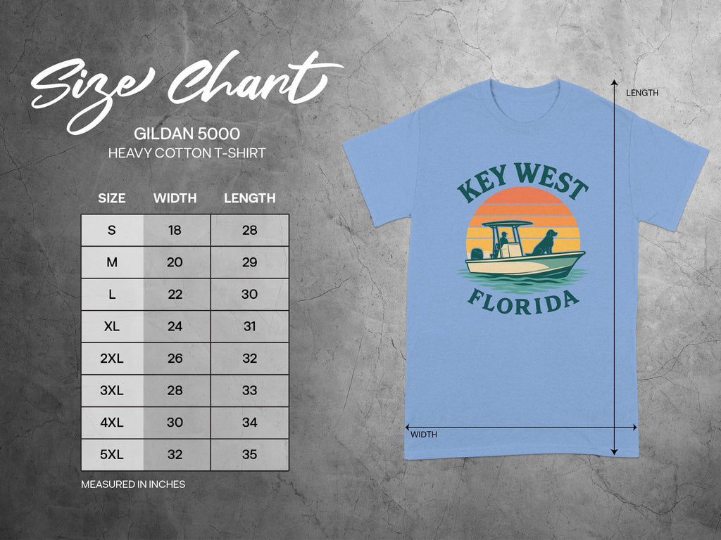 Blue Key West Florida Design T Shirt product type