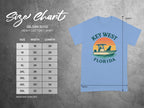 Blue Key West Florida Design T Shirt product type