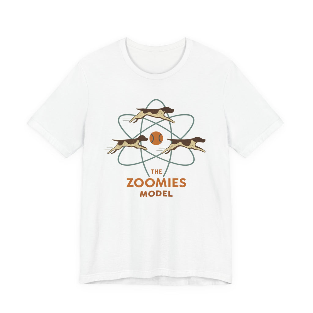 German Shorthaired Pointer Zoomies Atomic Model Tee