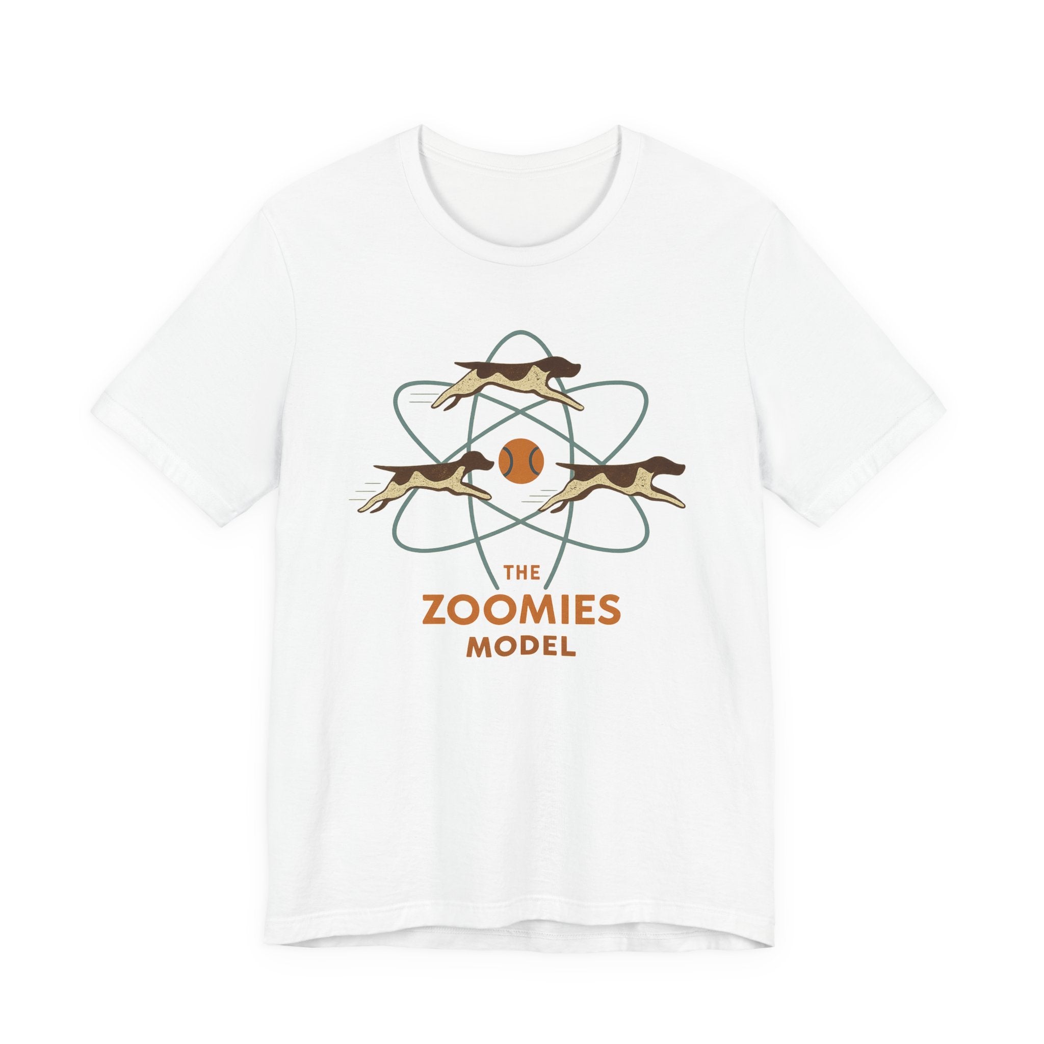 German Shorthaired Pointer Zoomies Atomic Model Tee