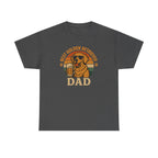 Best Golden Retriever Dad with Beer and Shades T-Shirt