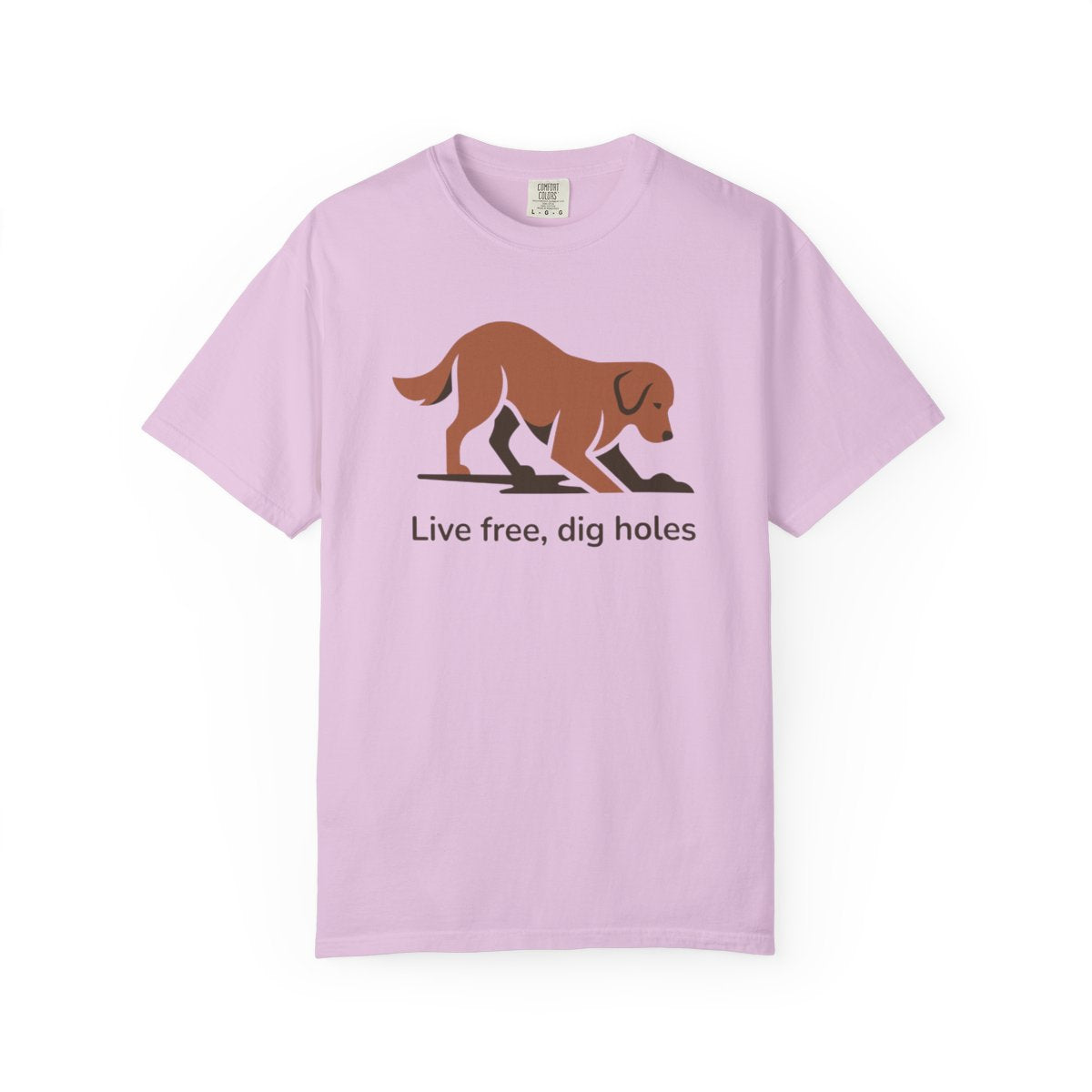Live Free Dig Holes Graphic T-Shirt Design