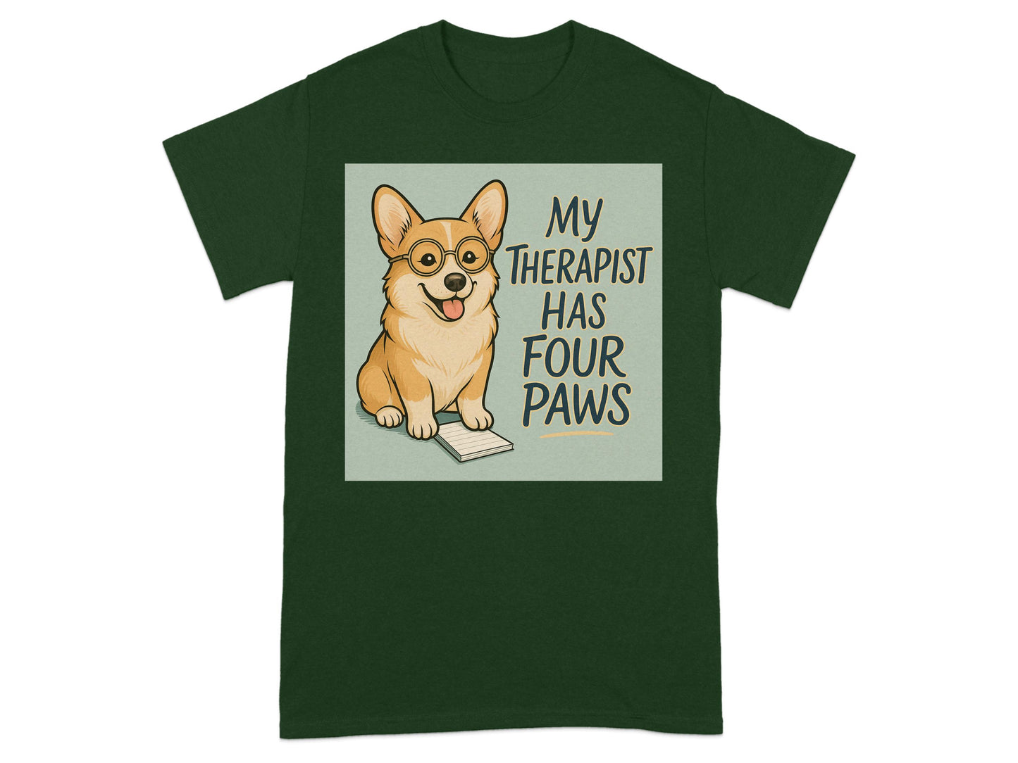 My Therapist Has Four Paws Funny Corgi product