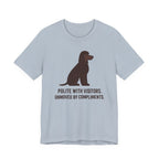 Irish Water Spaniel Unmoved By Compliments Tee