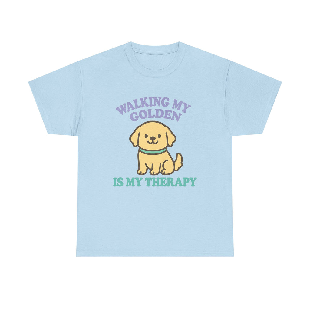 Walking My Golden Kawaii T-Shirt